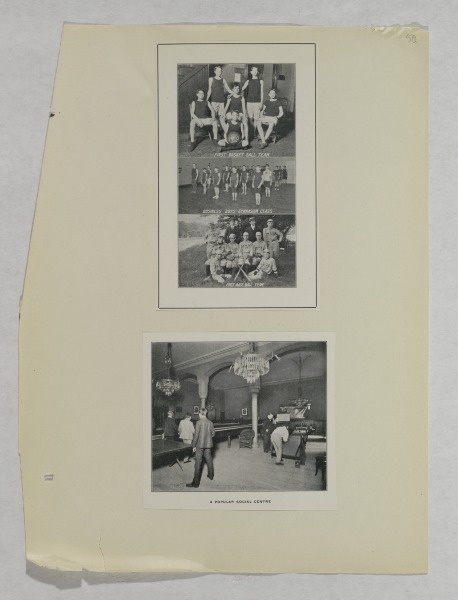 Scenes of sports and other recreational activities at YMCA